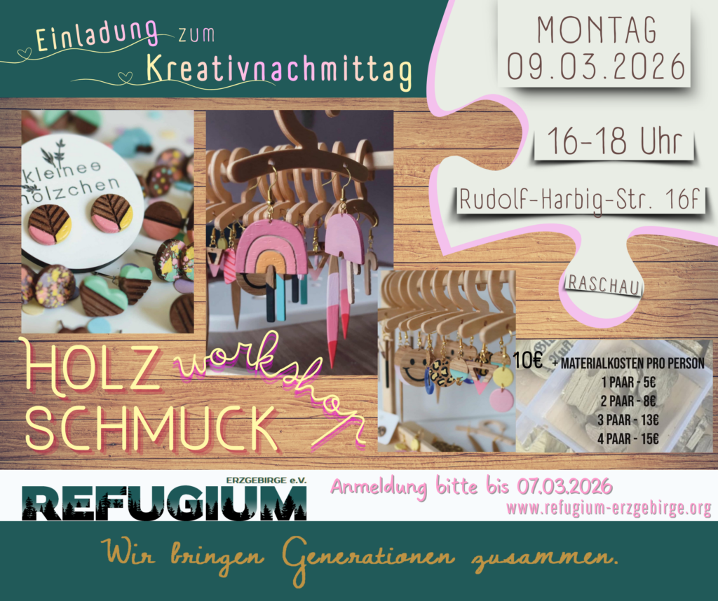 Holz Schmuck Workshop