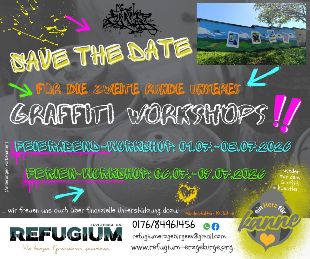 SaveTheDate Graffiti Workshop