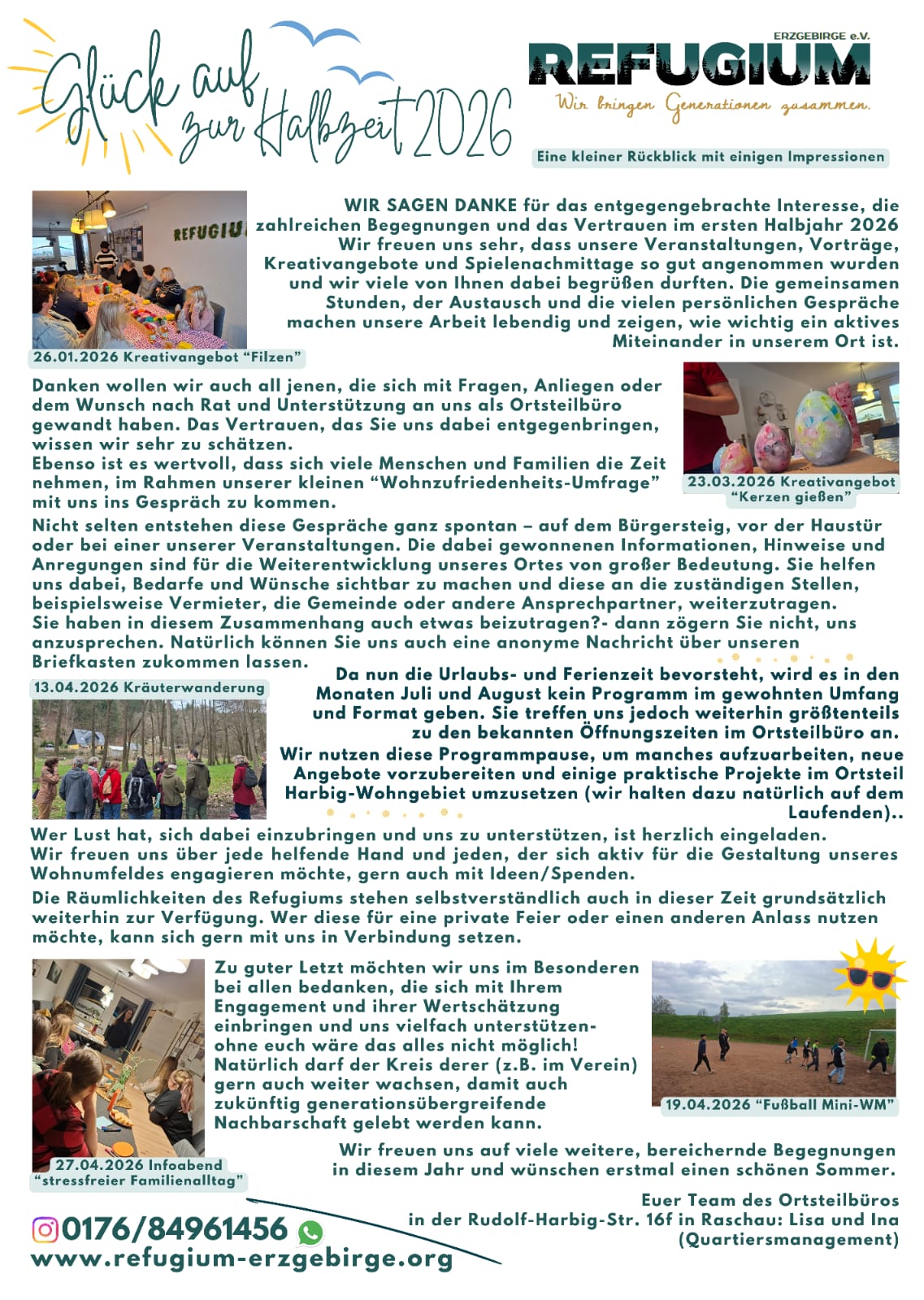 Halbzeitinformation 2026 Refugium Erzgebirge