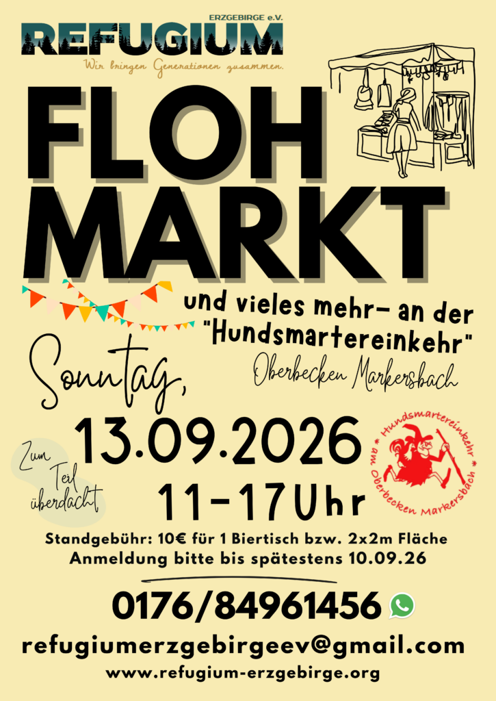 Flyer Hundsmarter Flohmarkt 13.09.2026